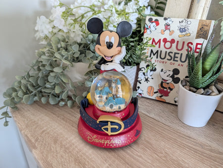 Disneyland Paris Mickey Mouse musical castle snow globe photo 1