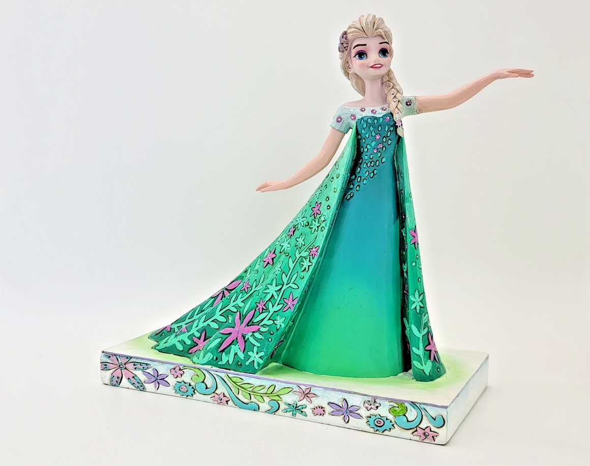 Disney Traditions Celebration Of Spring Figurine Elsa Frozen Ornament4