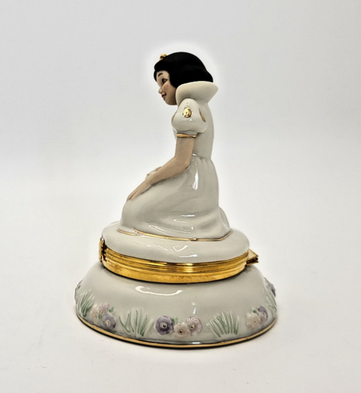 Lenox Disney Snow White Treasure Trinket Box 6126148 COMPLETE Boxed COA - Rare4