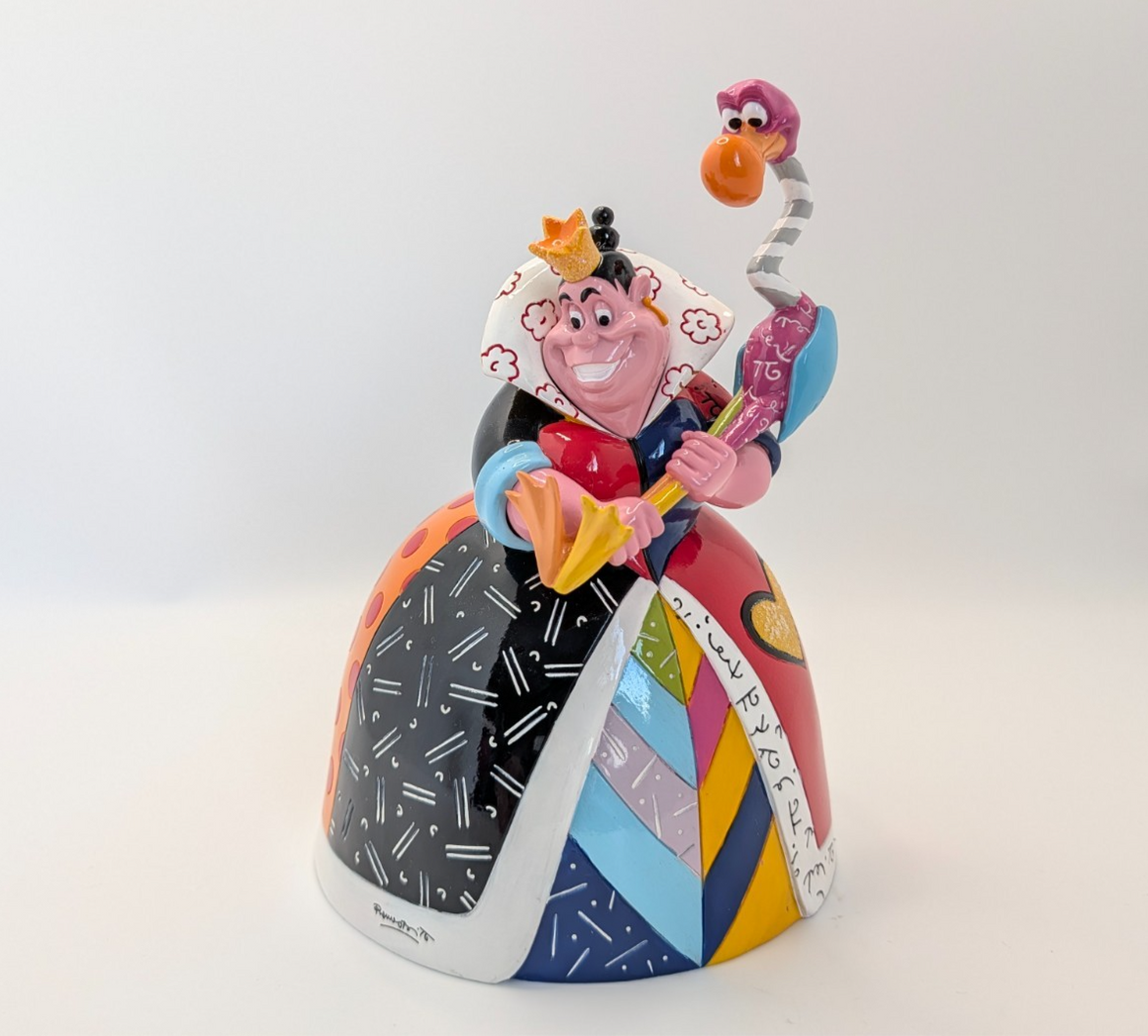 Disney Britto Queen of Hearts 6008525 unboxed figurine - rear view