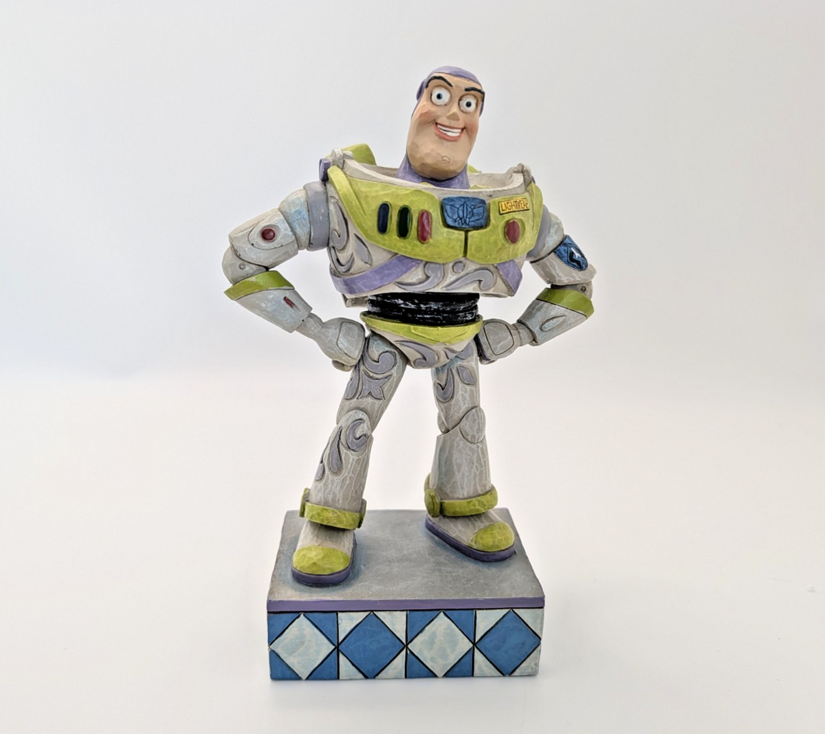 Enesco Disney Toy Story Buzz Lightyear Figurine 7" "To Infinity" 40314914