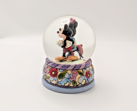Disney Traditions Mickey & Minnie Mouse Spring Jitterbug Snowglobe Waterball3