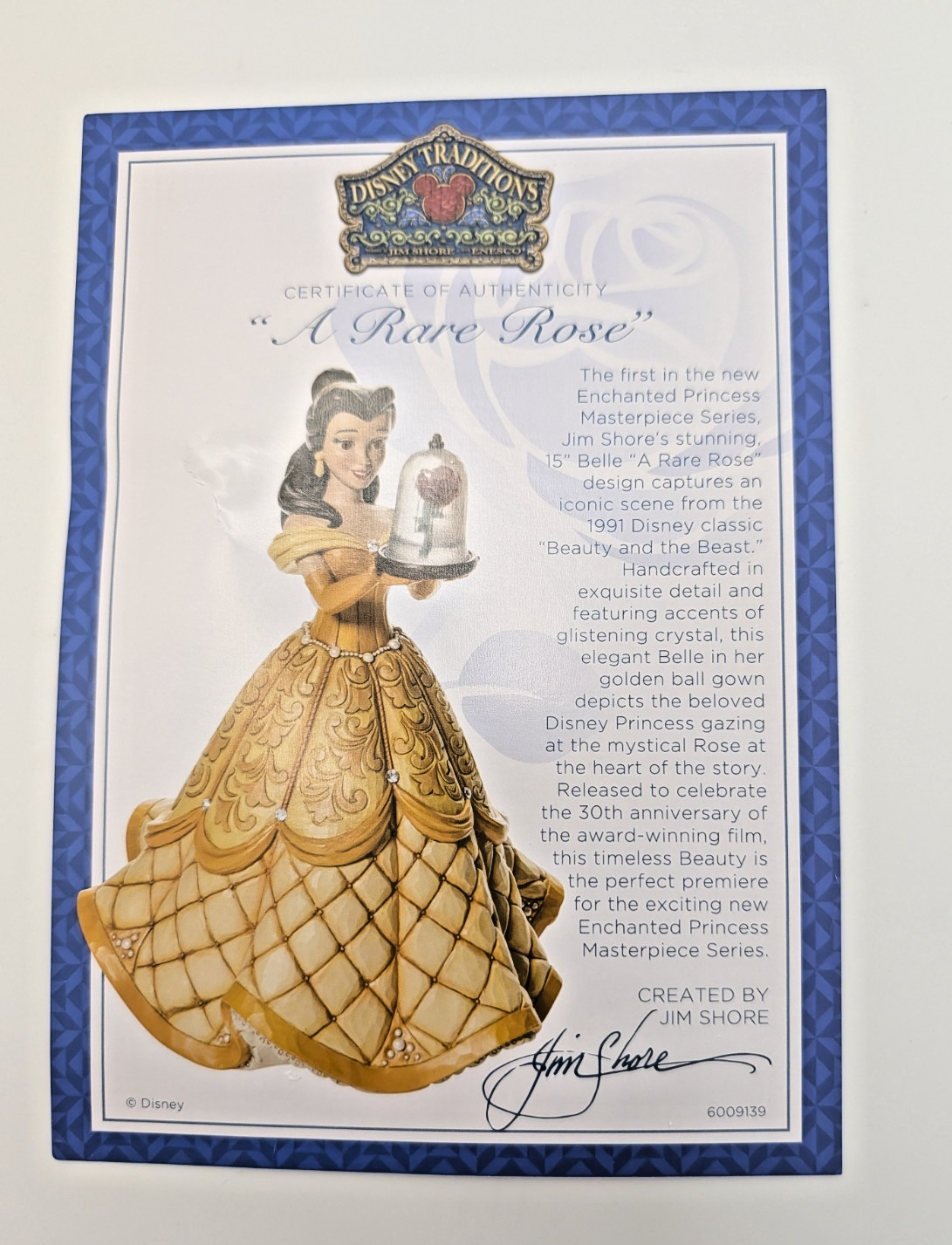 Disney Traditions Belle A Rare Rose Deluxe 6009139 – detail and condition photograph 22