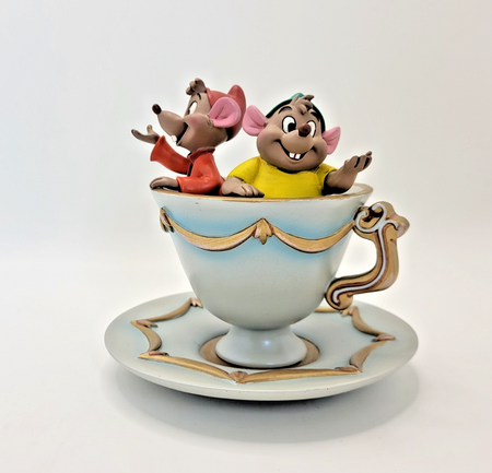 Disney Jaq And Gus Trinket Dish Disney Store Exclusive Cinderella Figurine4