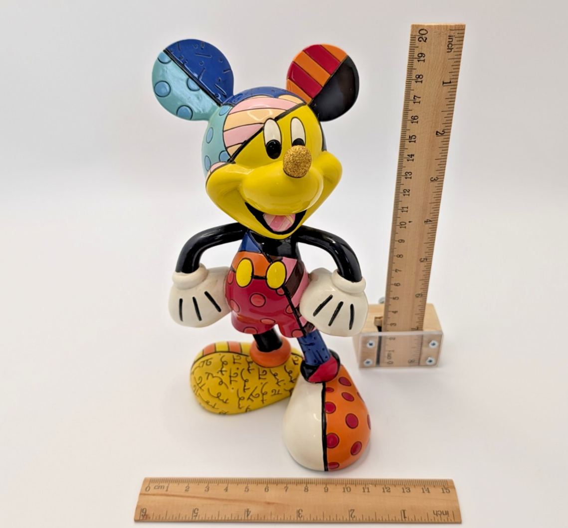 Disney Britto Mickey Mouse Figurine Pop Art 4019372 Colourful Collectable10