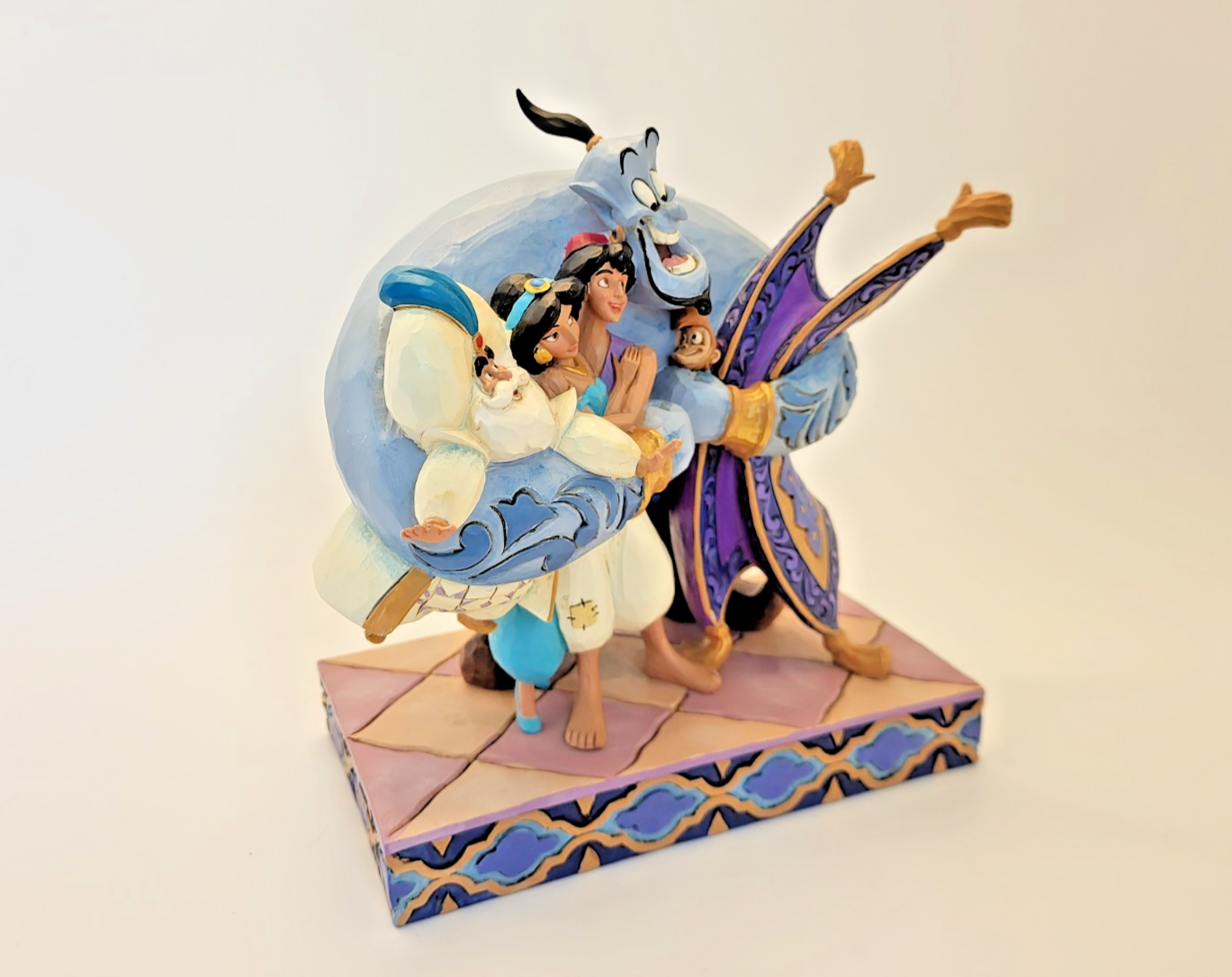 Disney Traditions Showcase Group Hug Aladdin Figurine Jasmine Abu Jim Shore14