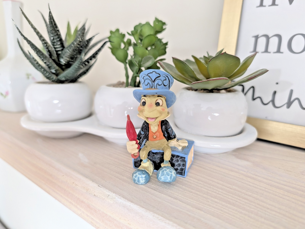 Disney Traditions Jiminy Cricket On Matchbox Figurine Pinocchio Jim Shore2