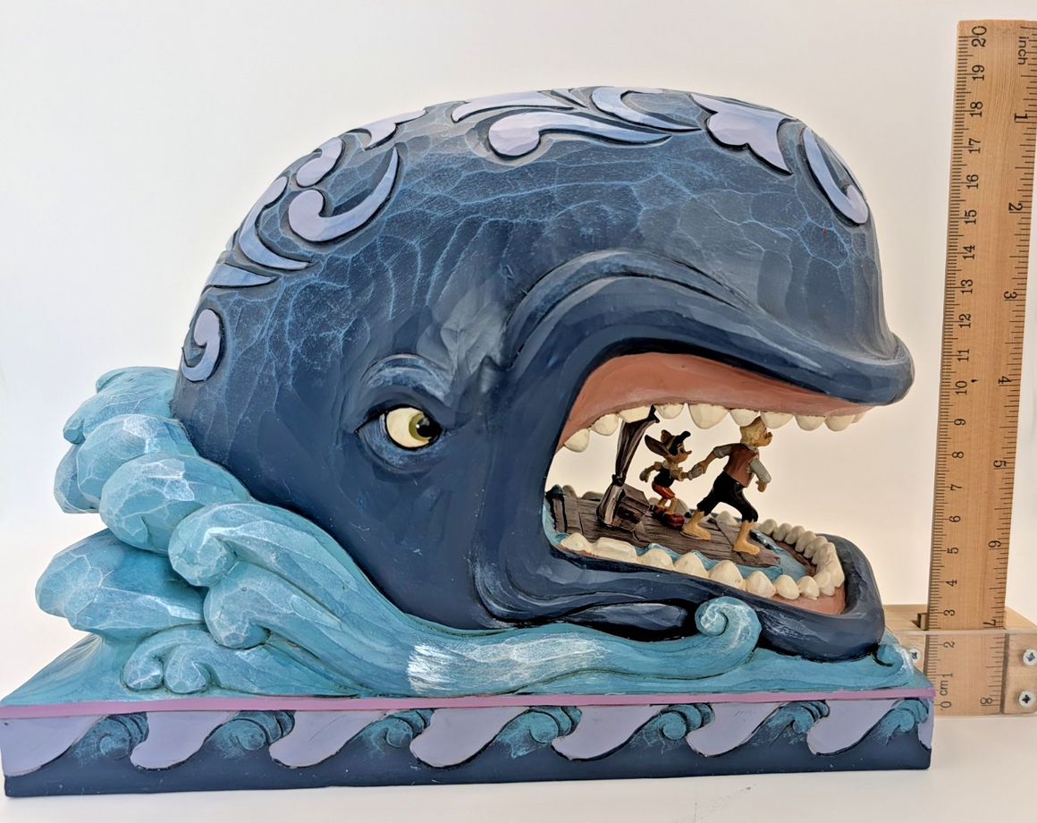 Disney Traditions Pinocchio A Whale of a Whale Figurine Jim Shore 600597117