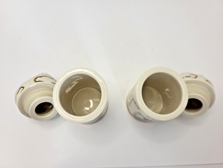 Lenox Disney Spice Jars Curry & Oregano Aladdin & Peter Pan Brand New In Box14