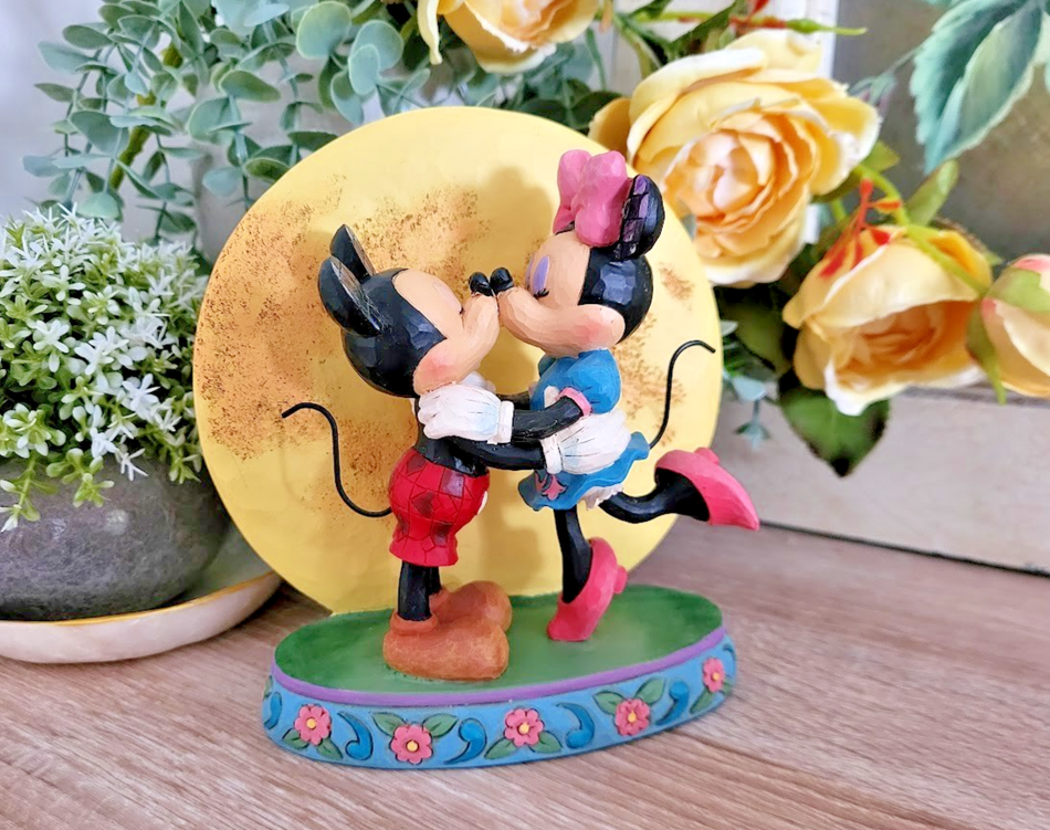 Disney Traditions Magic And Moonlight Figurine Mickey Minnie Ornament Jim Shore0