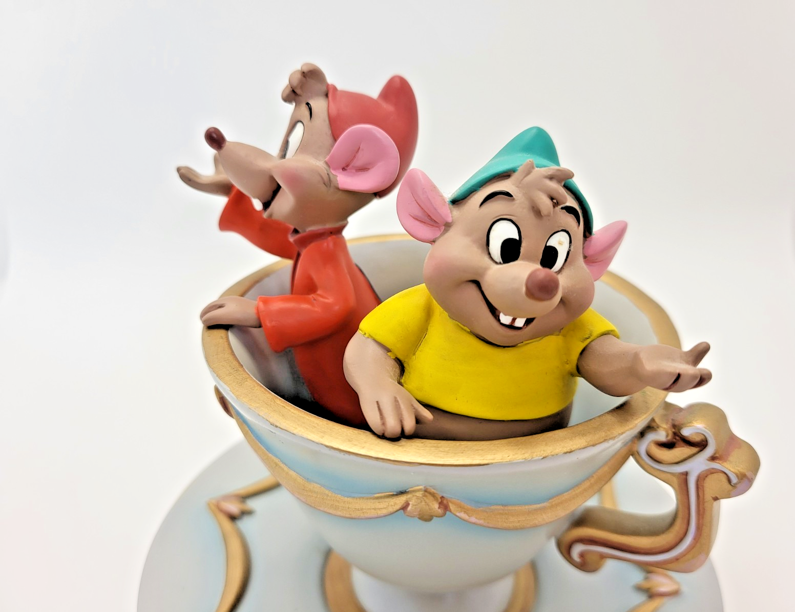 Disney Jaq And Gus Trinket Dish Disney Store Exclusive Cinderella Figurine14