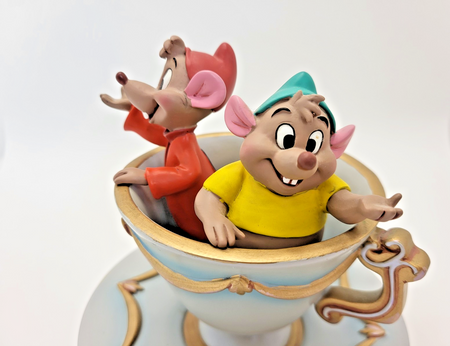 Disney Jaq And Gus Trinket Dish Disney Store Exclusive Cinderella Figurine14