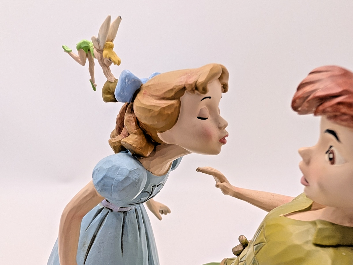 Disney Traditions Peter Pan An Unexpected Kiss Figurine 4059725 Boxed - view 16
