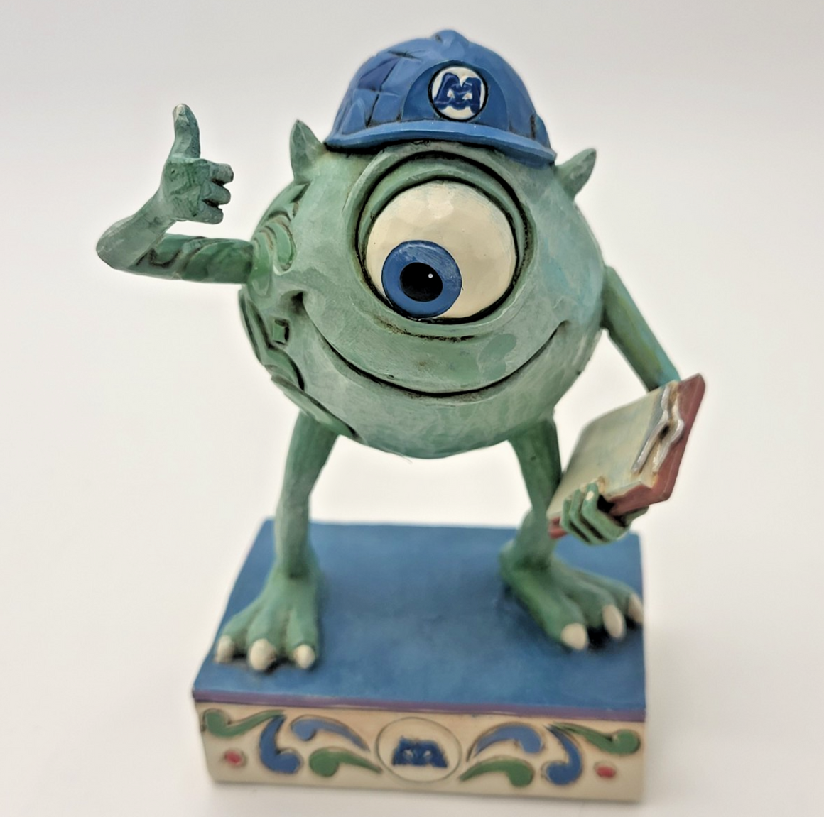 Disney Traditions Mike Figurine Monsters Inc Ornament Pixar Good Morning Boxed12