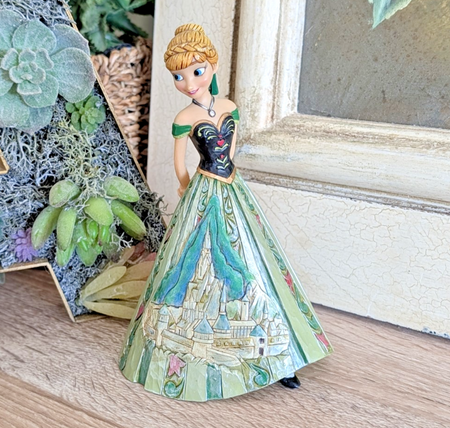 Disney Traditions Anna Arendelle Royalty 4048661 repaired Castle Dress figurine - view 1