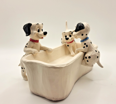 Disney Traditions 101 Dalmations Ornament 'Puppy Bowl' Jim Shore 60080603