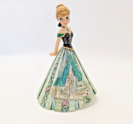 Disney Traditions Anna Arendelle Royalty 4048661 repaired Castle Dress figurine - view 9