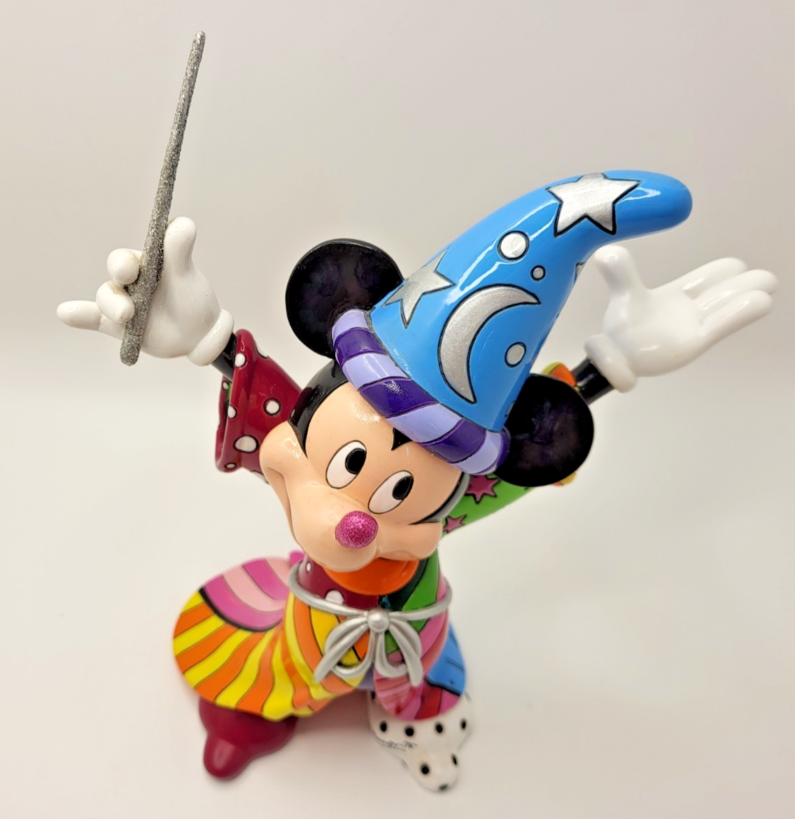Disney Britto Mickey Mouse Figurine Sorcerer Ornament Pop Art 403081513