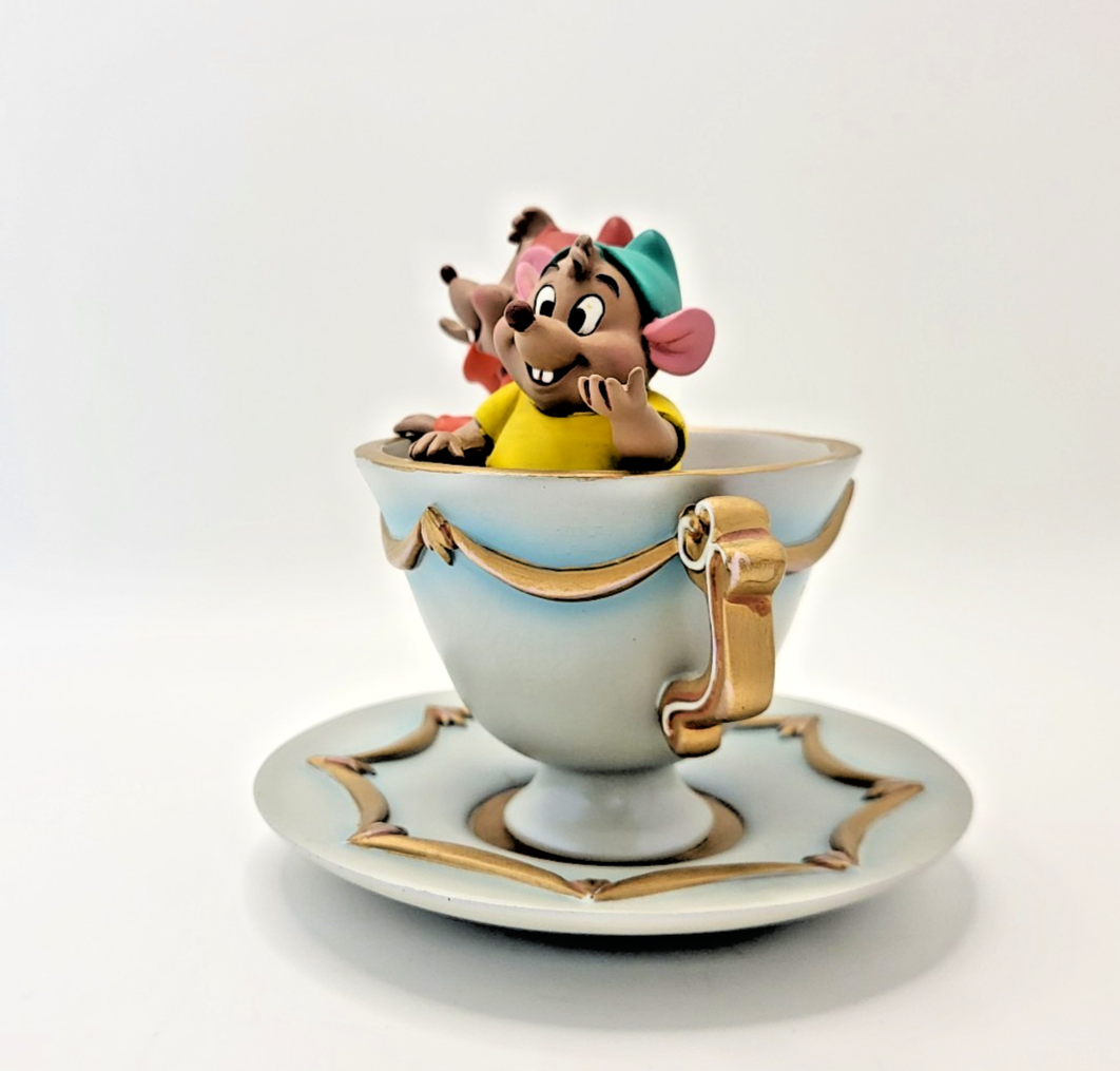 Disney Jaq And Gus Trinket Dish Disney Store Exclusive Cinderella Figurine5