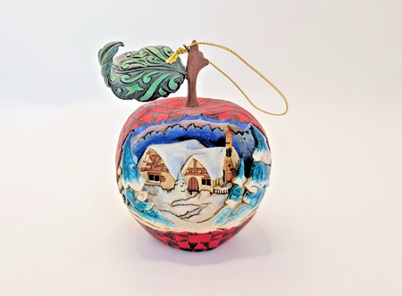 Disney Traditions Snow White apple hanging ornament A9047 – right-side view