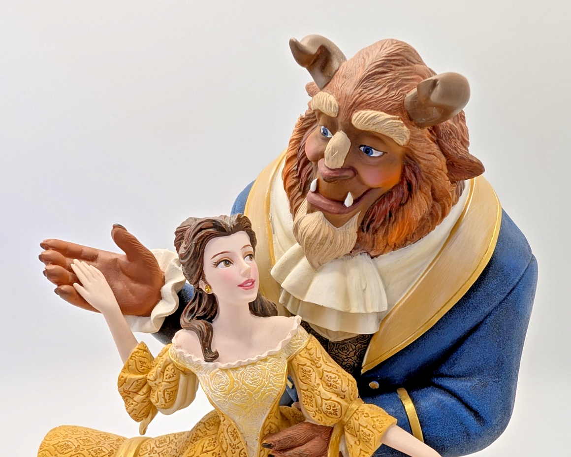 Alternate view of Disney Showcase Belle and Beast deluxe figurine 6006277