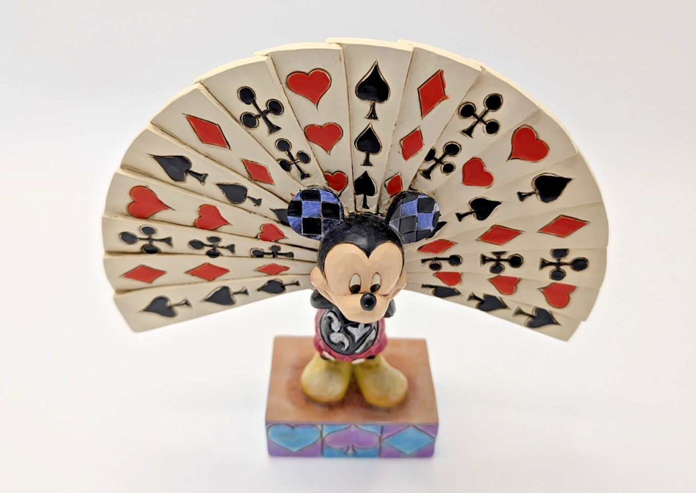 Disney Traditions Mickey Mouse All Decked Out Figurine Cards Collectable Boxed16