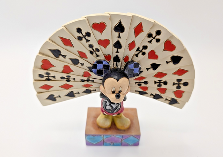 Disney Traditions Mickey Mouse All Decked Out Figurine Cards Collectable Boxed16