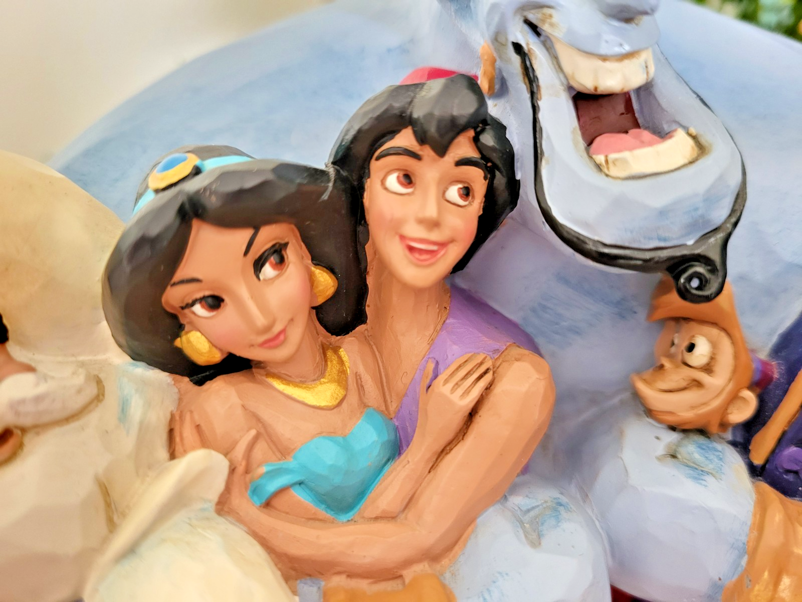 Disney Traditions Showcase Group Hug Aladdin Figurine Jasmine Abu Jim Shore3