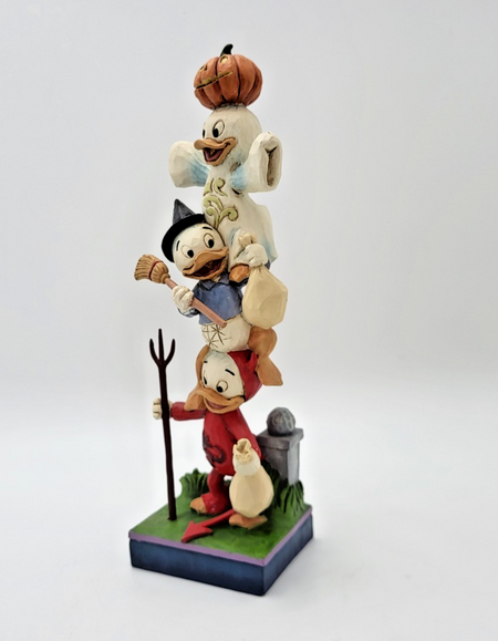 Disney Traditions Teetering Trick-or-Treaters Figurine Halloween Ornament Shore3