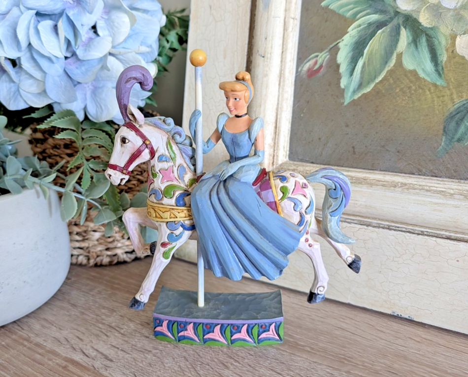 Disney Traditions Cinderella Princess of Dreams Carousel Figurine by Jim Shore – Boxed with Tag