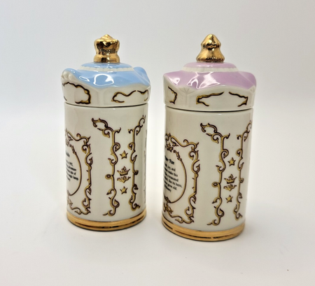 Lenox Disney Spice Jars Curry & Oregano Aladdin & Peter Pan Brand New In Box7