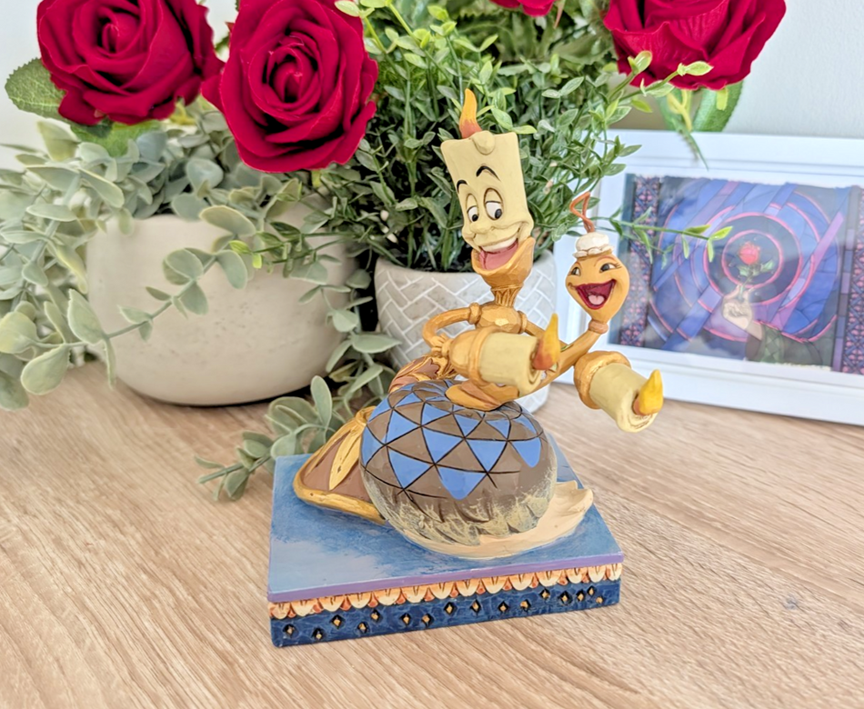 Disney Traditions Lumiere & Plumette Romance by Candlelight 6002814 by Jim Shore