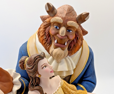 Alternate view of Disney Showcase Belle and Beast deluxe figurine 6006277