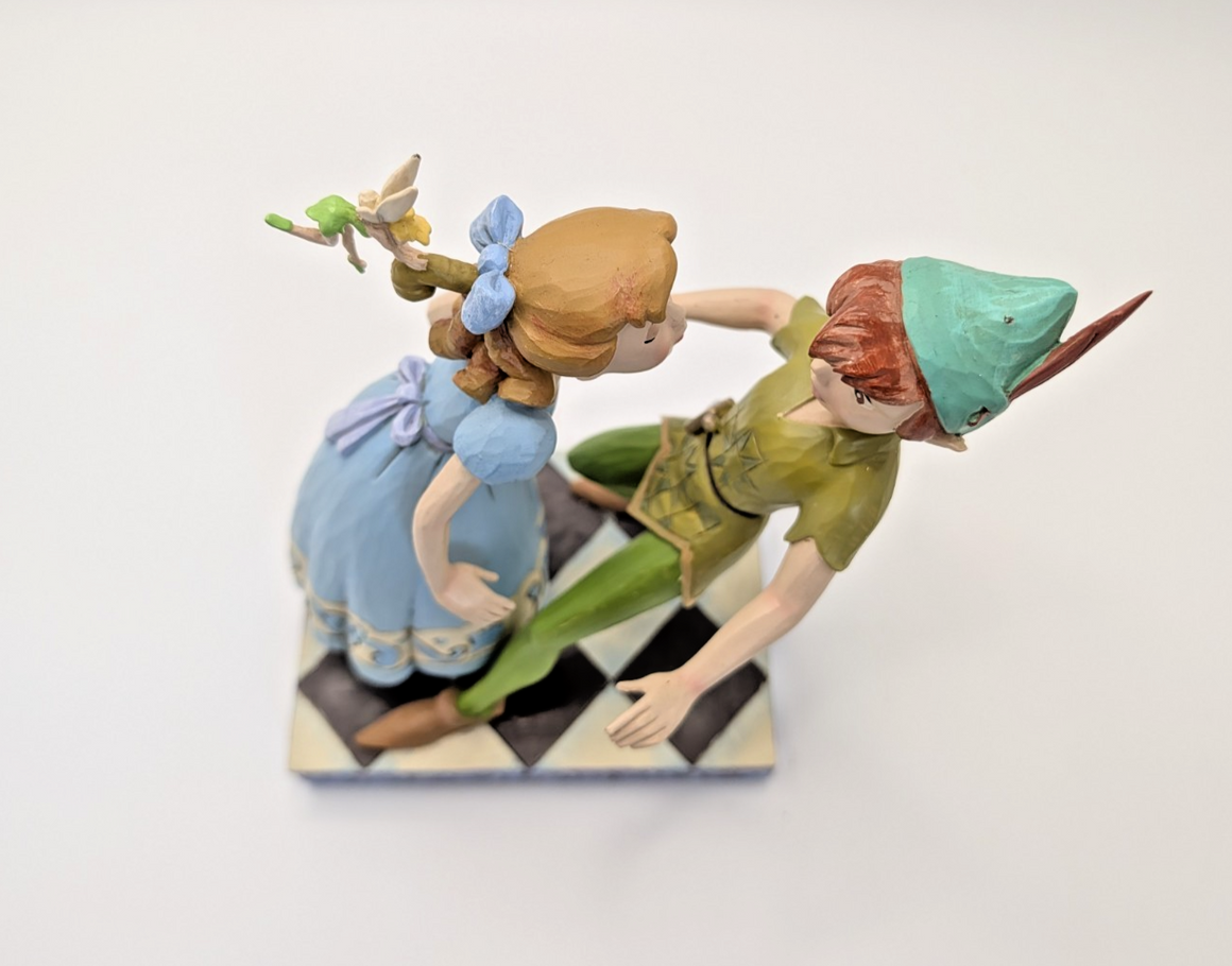 Disney Traditions Peter Pan An Unexpected Kiss Figurine 4059725 Boxed - view 14
