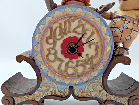 Alternate view of Disney Traditions Jaq and Gus A Stitch in Time clock 4039084