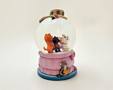 Disney Aristocats Snowglobe Disneyland Paris Exclusive Aristocats Kittens Marie10
