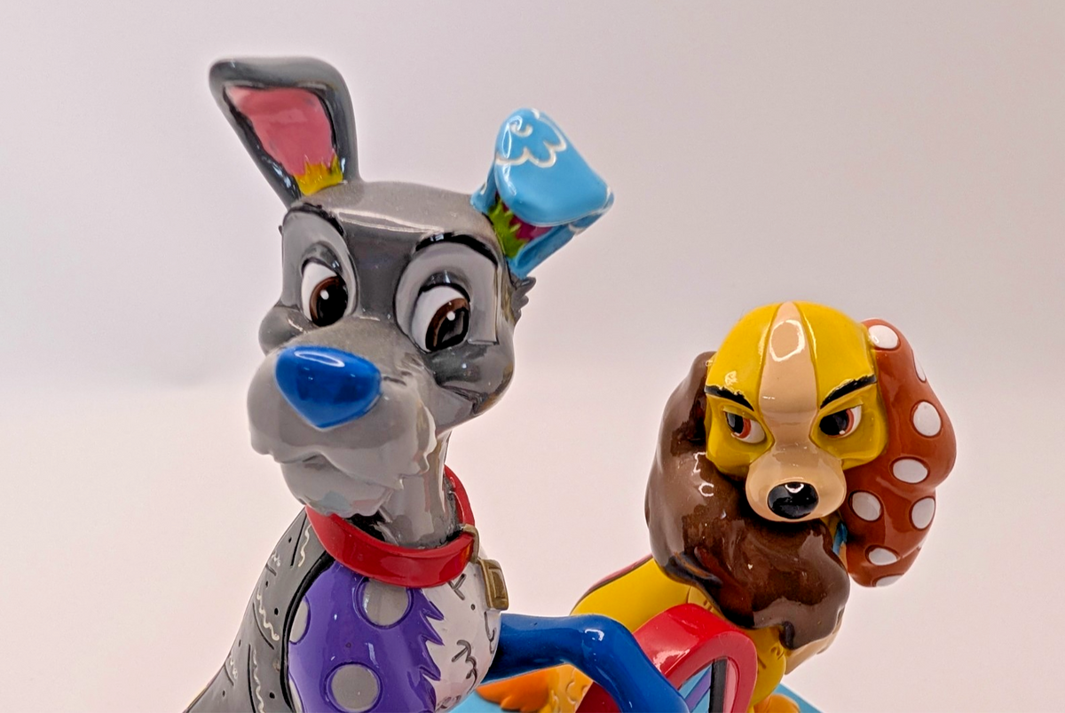 Disney Britto Lady and the Tramp 6008528 unboxed figurine - original tag