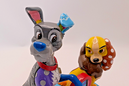 Disney Britto Lady and the Tramp 6008528 unboxed figurine - original tag