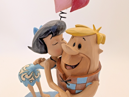 The Flinstones Jim Shore Barney & Betty Rubble Figurine Rubble Romance 405159515