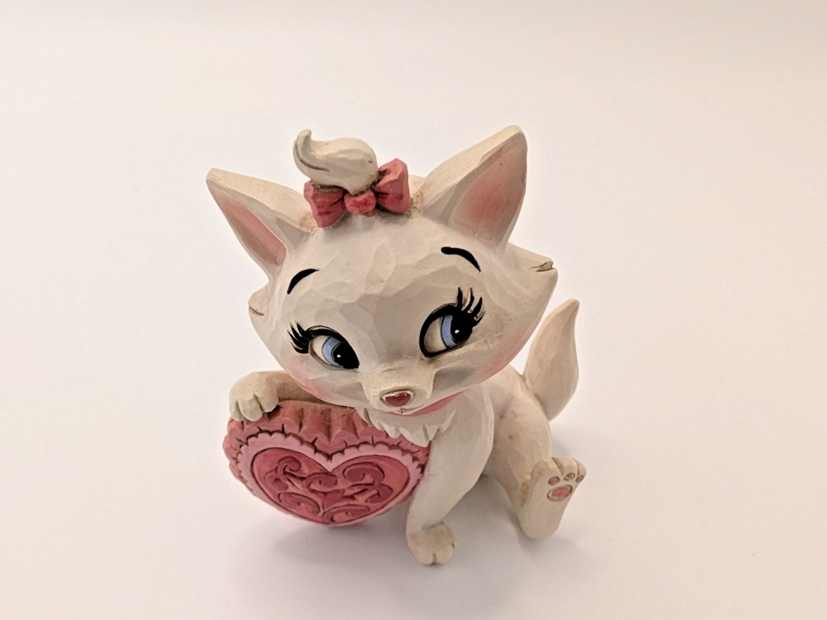 Disney Traditions Showcase Marie With Heart Figurine Aristocrats Kitten J Shore17