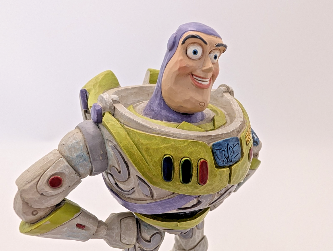 Enesco Disney Toy Story Buzz Lightyear Figurine 7" "To Infinity" 403149114