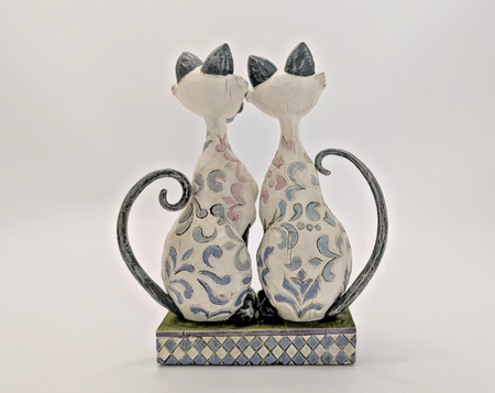 Disney Traditions Showcase Si & Am Scheming Suitors Figurine Lady & Tramp Boxed8