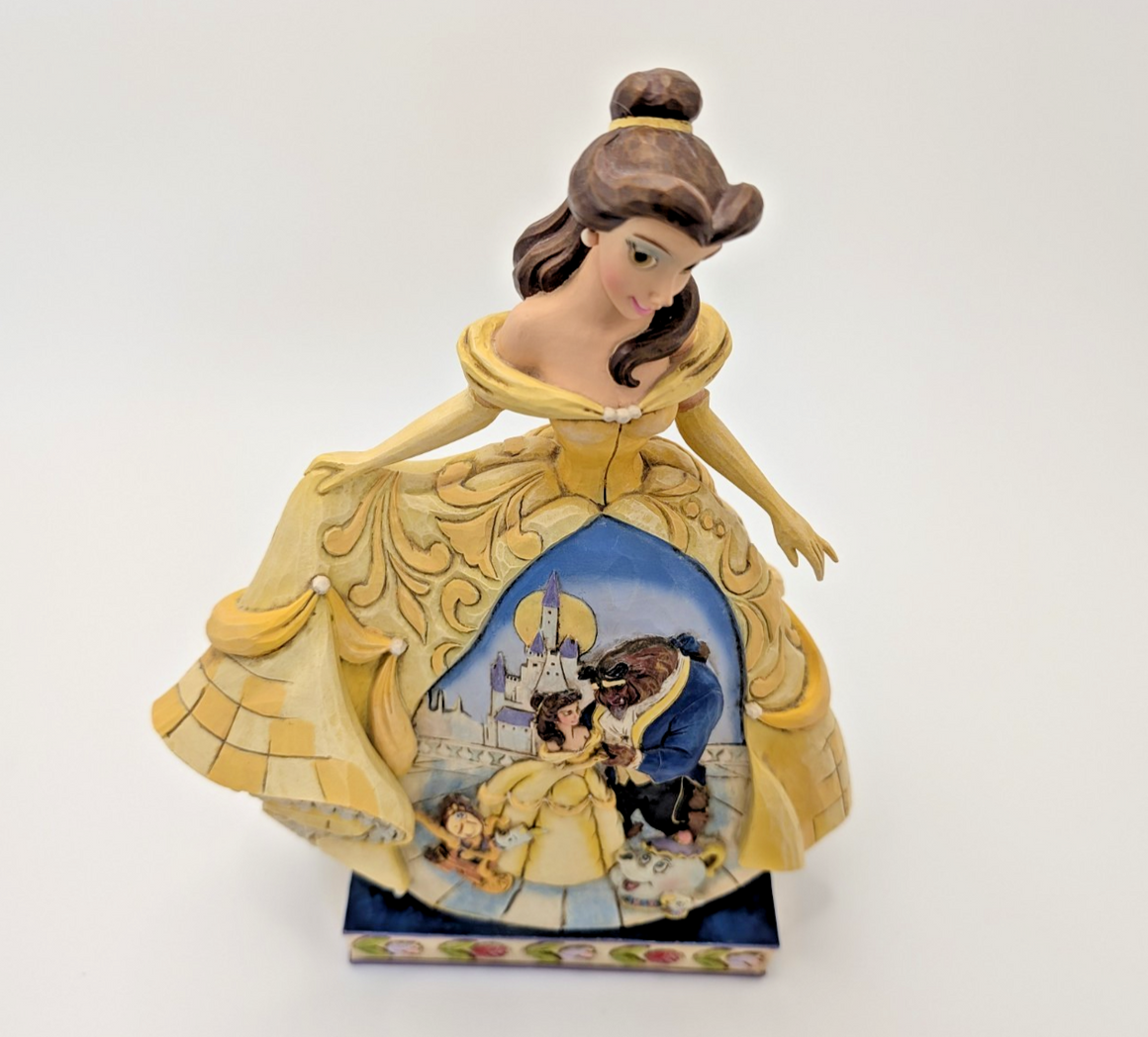 Disney Traditions Showcase Belle Moonlit Enchantment Figurine Beauty Jim Shore18