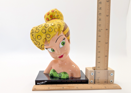 Disney Britto Tinker Bell Bust Figurine Colourful Pop Art 403389115