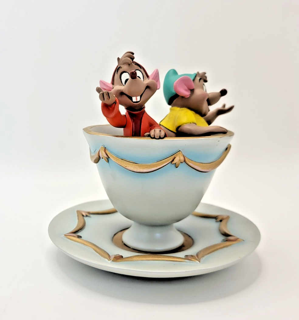 Disney Jaq And Gus Trinket Dish Disney Store Exclusive Cinderella Figurine11