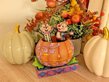 Disney Traditions Chip and Dale Tiny Tricksters Halloween figurine photo 4