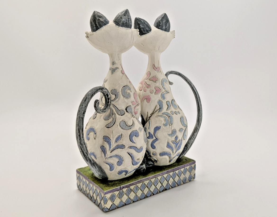 Disney Traditions Showcase Si & Am Scheming Suitors Figurine Lady & Tramp Boxed7