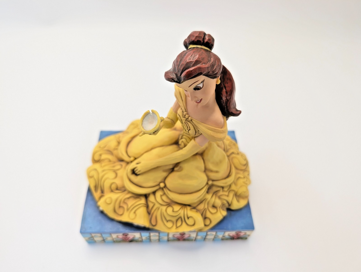 Disney Traditions Belle and Chip Curious and Kind 4037513 – condition close-up