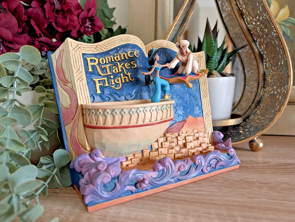 Aladdin and Jasmine Disney Traditions Storybook Figurine 6001270