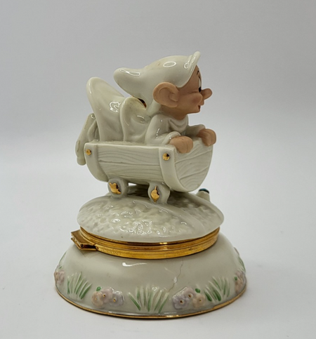 Lenox Disney Dopey Treasure Box Snow White COA COMPLETE Trinket Box With Charm7